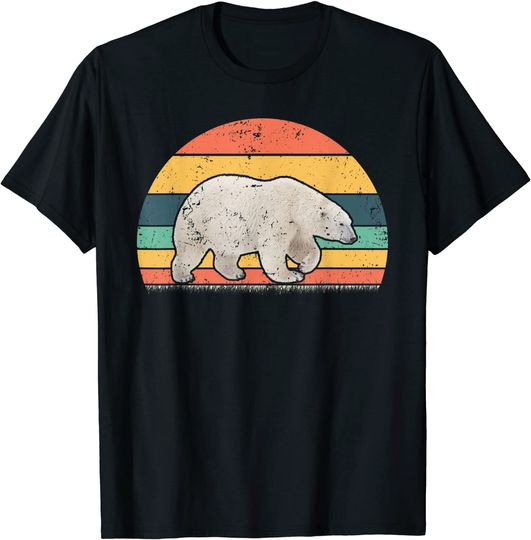 Retro Vintage Polar Bear Animal Lover Zookeeper T Shirt