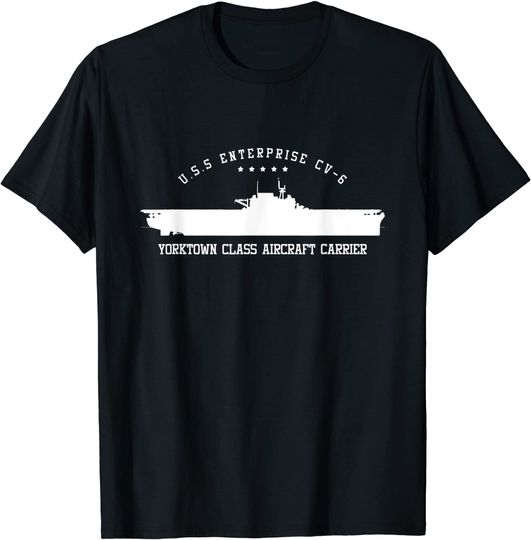 USS Enterprise Aircraft Carrier T-Shirt