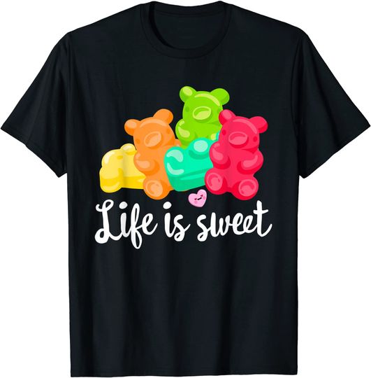 Gummy Bears T-shirt Soft Sugar Candy Fruity Juicy Kids Gift T-Shirt