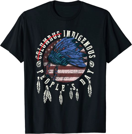 Indigenous People's Day Not Columbus Native American Oct 12 T-Shirt