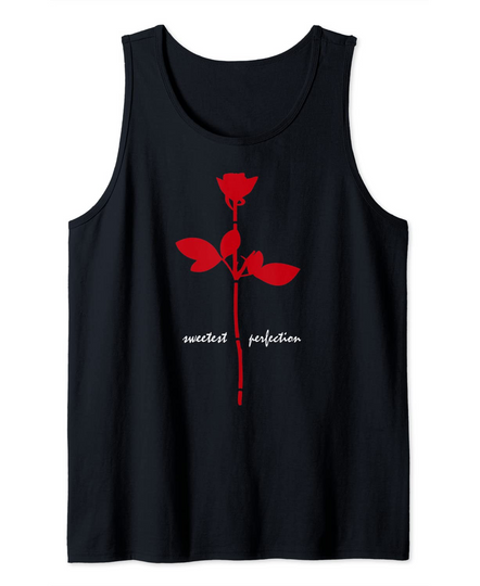 Discover SWEETEST PERFECTION - Red And White Design Tank Top