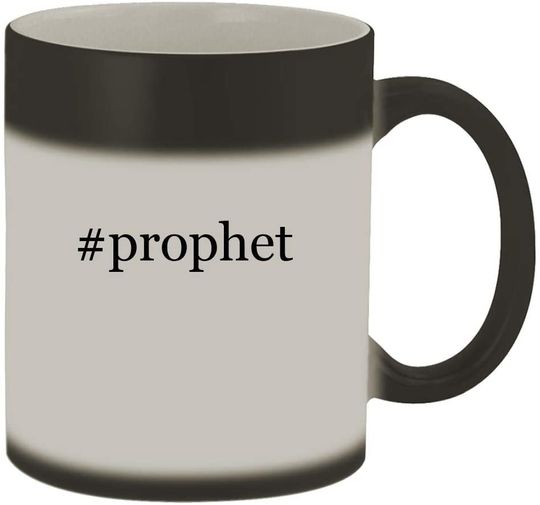 #prophet - Hashtag Magic Color Changing Mug, Matte Black