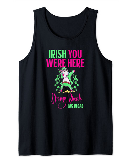 Spring Break St Patrick's Day Las Vegas Nevada Vacation Trip Tank Top
