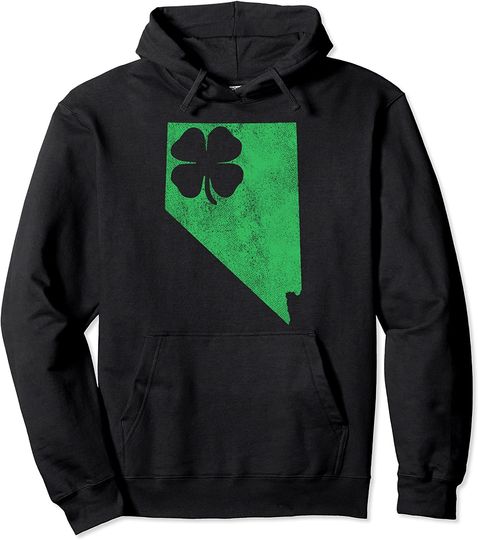Shamrock Nevada Irish Green Saint Paddy's Pullover Hoodie