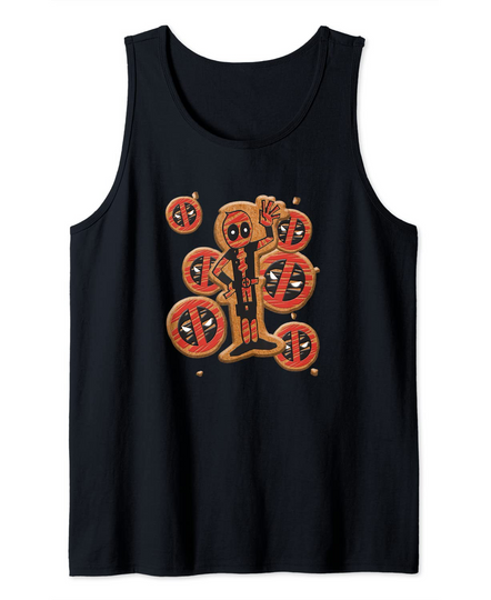 Christmas Deadpool Gingerbread Cookies Tank Top