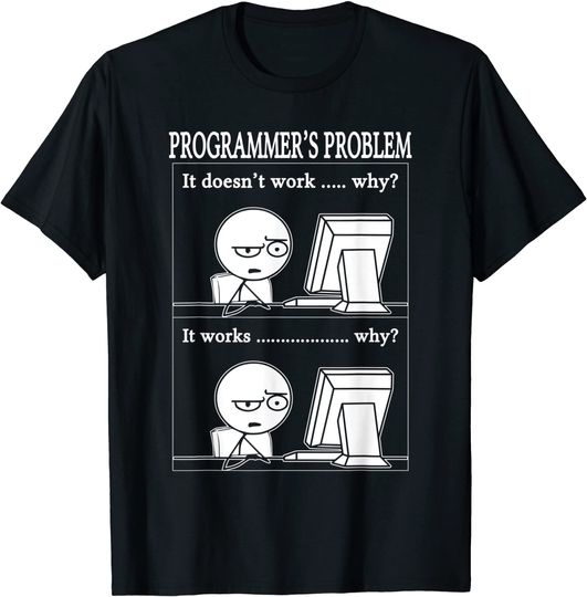 Programmers Problem Fun Developer T Shirt