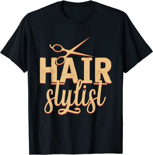 Discover Hair Stylist Hairdresser Gift Scissors Hairstylist T-Shirt
