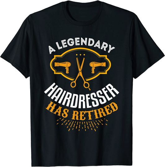 Hairdresser Retirement Gift T-Shirt