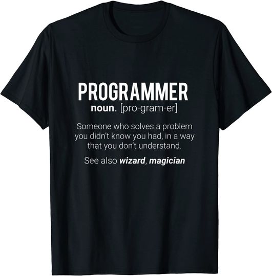 Programmer Meaning Programmer Noun Defintion T Shirt