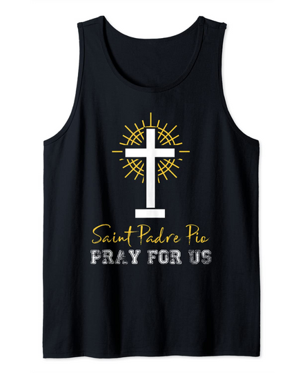 Religious Catholic St Padre Pio Of Pietrelcina Tank Top