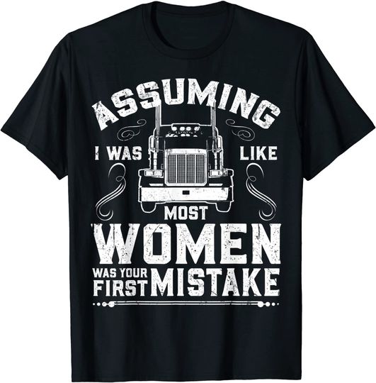 Trucker Female Truck Driver T Shirt