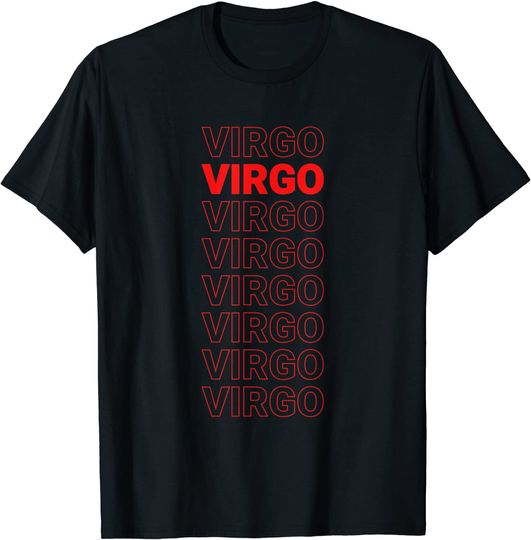 Virgo Zodiac Name Trendy Astrological Virgo T Shirt