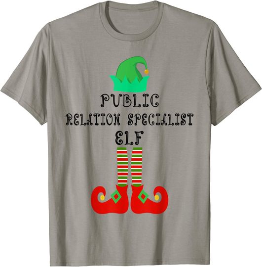 Public Relation Specialist Elf Matching T-Shirt