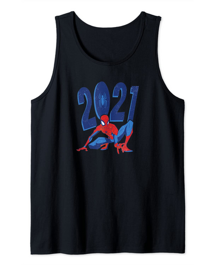 Spider-Man 2021 Happy New Year Tank Top