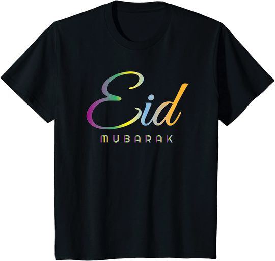 Mubarak shirt Happy Eid for kids Ramadan Muslim Holidays T-Shirt