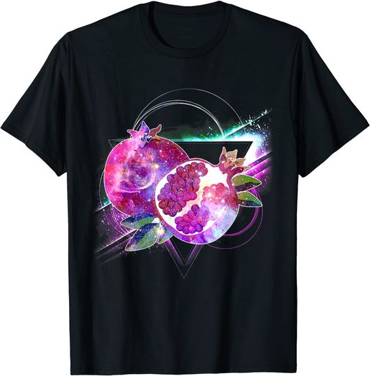 Aesthetic Galaxy Pomegranate T Shirt