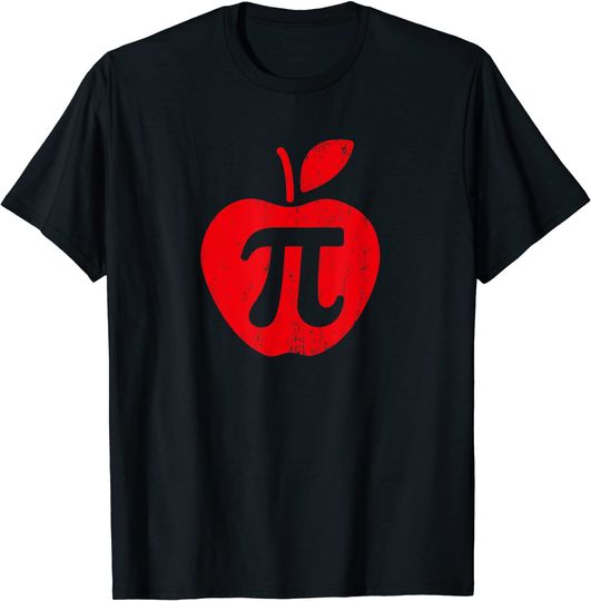 Apple Pi Day Math Nerd Pie Teacher 3.14 T Shirt