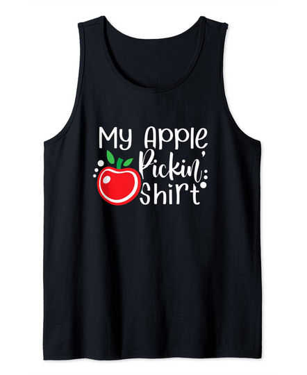 Apple Picking Design Apple Picker Fall Fruit Lover Gift Tank Top