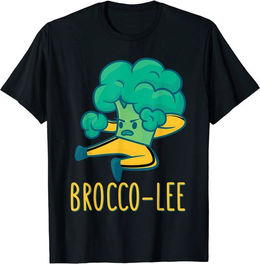 Vegetable Pun Dad Joke Brocco-Lee Broccoli Gifts T-Shirt