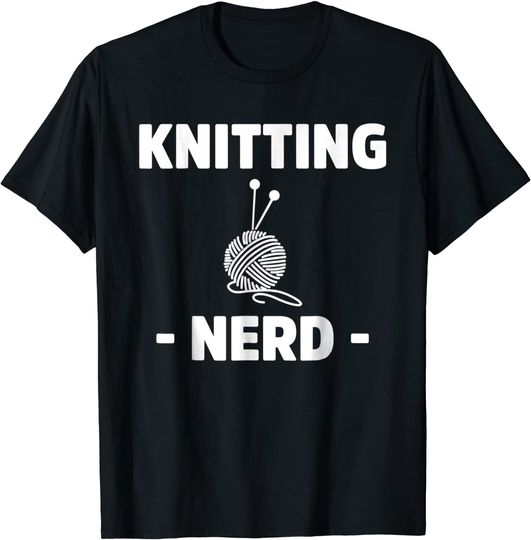 Discover Knitting Nerd T Shirt
