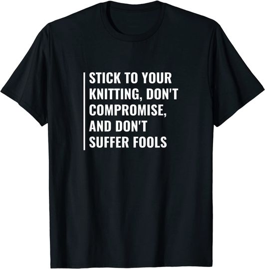 Discover Stick to Your Knitting T Shirt