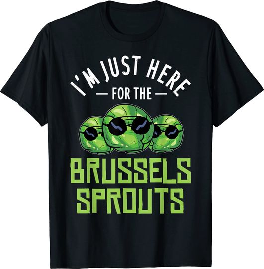 Discover Brussels Sprout Gift Seasoning Healthy Green T-Shirt