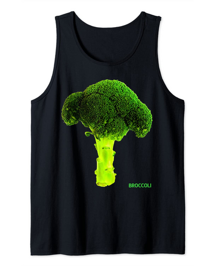 BROCCOLI BIG PHOTO & TEXT Tank Top