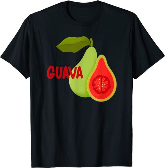 Tropical Guava Fruit Pattern T Shirt