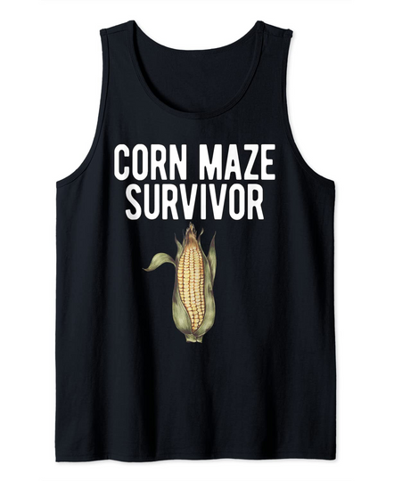 Corn Maze Survivor Autumn Tank Top