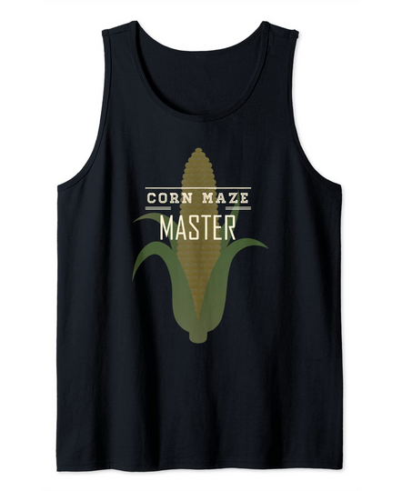 Corn Maze Master Farmer | Big Ear of Corn Tank Top