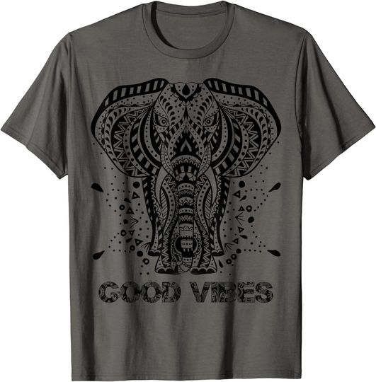 Elephant Mandala Tee Pilates Yoga Lover Gift T-Shirt
