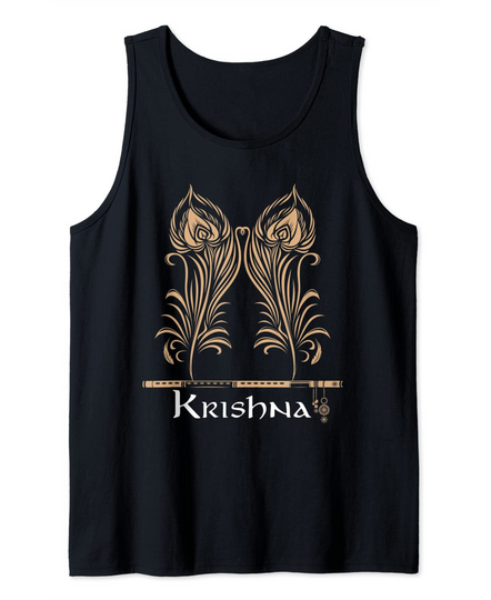Gifts for Hindus Hinduism Diwali Festival Gods Lord Krishna Tank Top