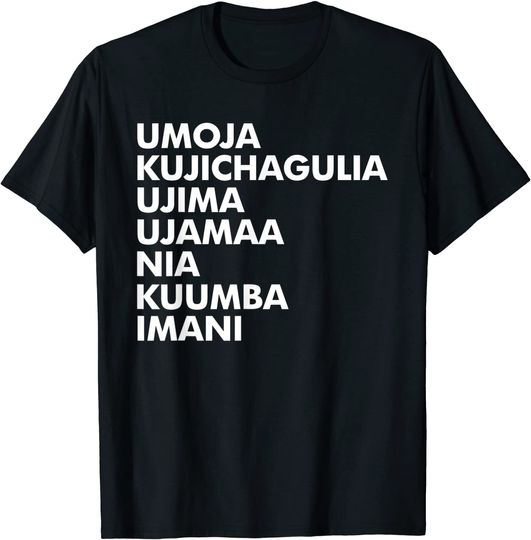 Kwanzaa - Seven Principles T-Shirt