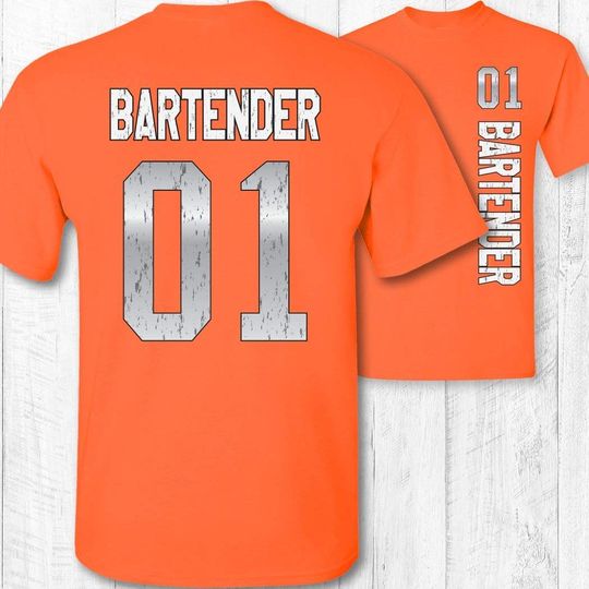 Number 1 Bartender Short Sleeve T-Shirt