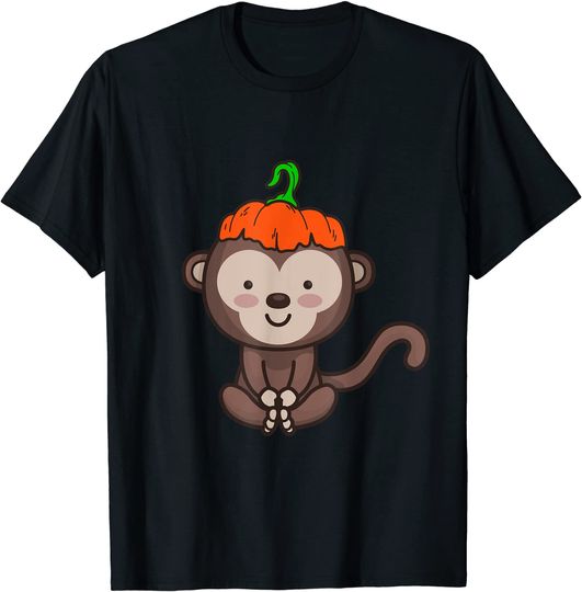 Monkey Halloween Chimpanzee Squirrel Monkey Costume T-Shirt