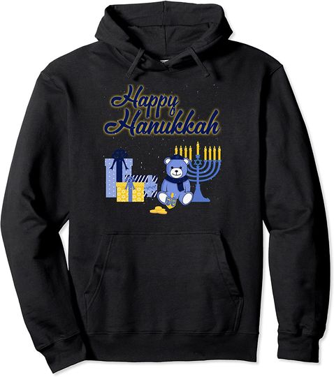 Love Hanukkah Shirt Jewish Holiday Dreidel Pullover Hoodie