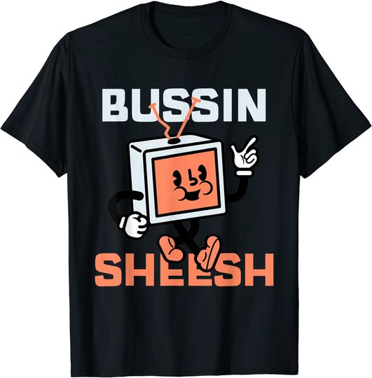 Retro Television Bussin Sheesh T-Shirt