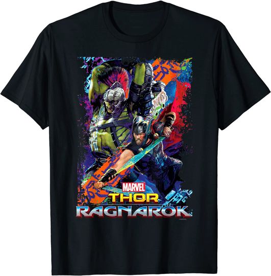 Marvel Thor Ragnarok Hulk Neon Pop T Shirt