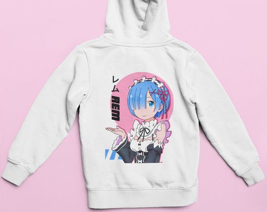 Re:Zero Rem Rem Ram Anime Crewneck Hoodie