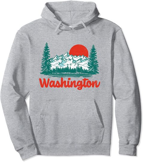 Washington Vintage 80s State Pride Hoodie