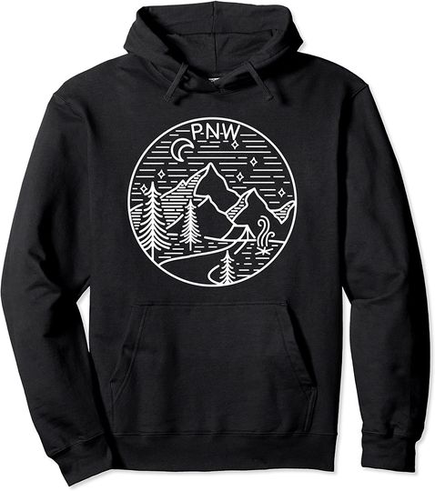 PNW Pacific Northwest Washington Oregon Mountains Hoodie