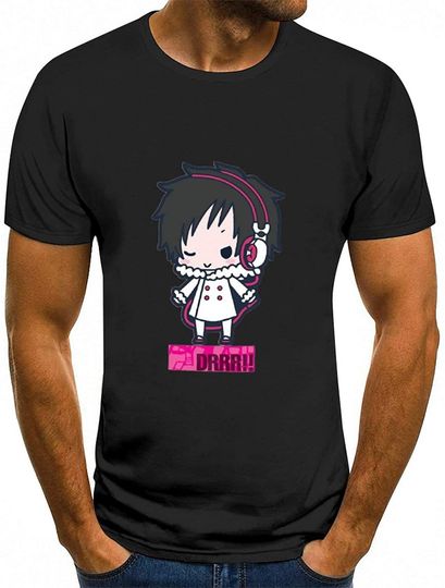 Short Sleeve T-Shirt for Men Orihara Izaya Chibi