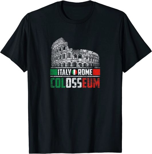 Discover Italy Rome Colosseum T Shirt