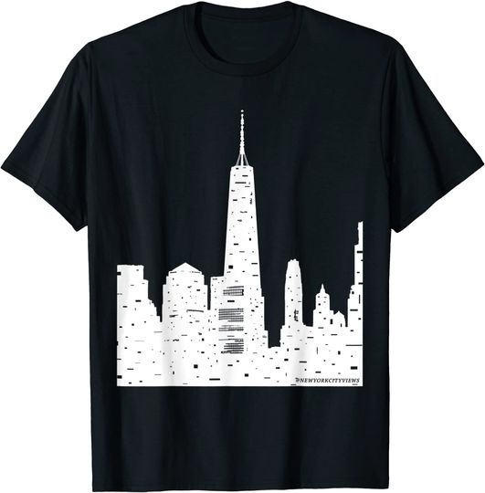 Discover NYC Skyline One World Trade Center T Shirt