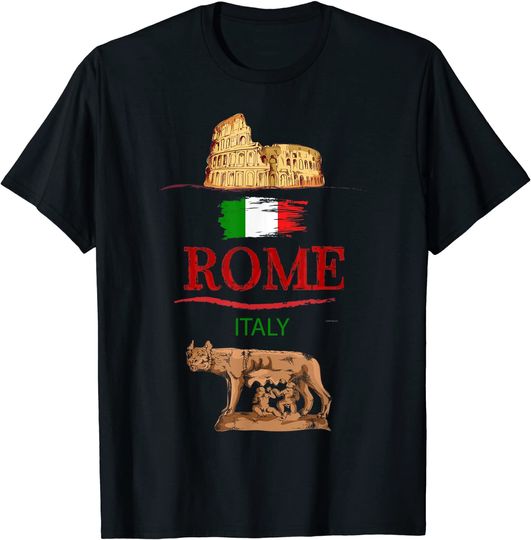 Rome Italy Colosseum Souvenir T Shirt