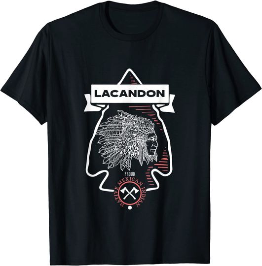 Lacandon Tribe Native Mexican Indian Proud Retro Arrow Darke T-Shirt
