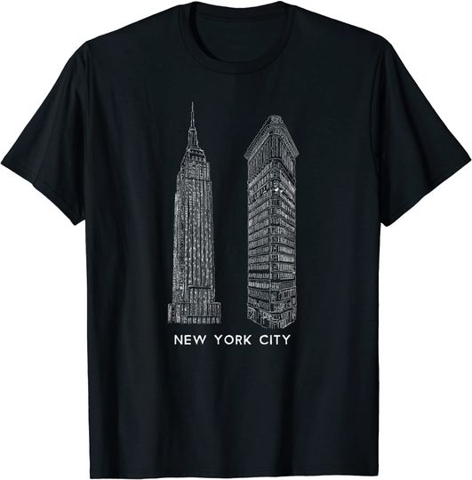 Empire State Flatiron Building New York T-Shirt