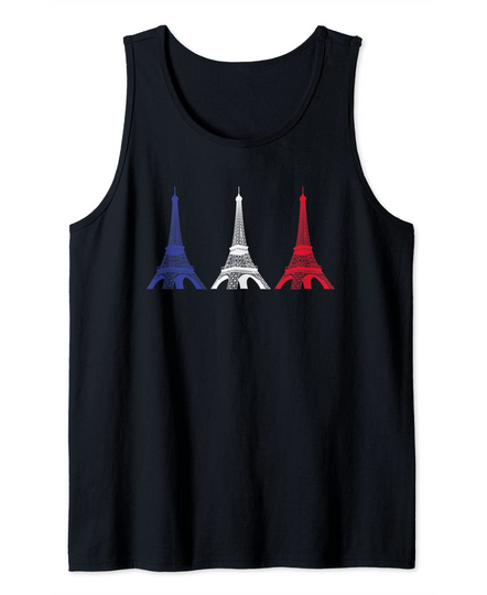 Eiffel Tower Bastille Day France Tank Top