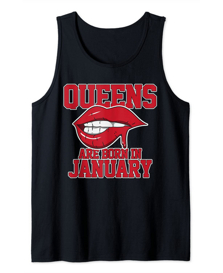 January Birthday Month Celebrant Queens Tank Top