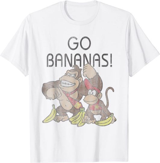 Nintendo Donkey Kong Go Bananas T Shirt